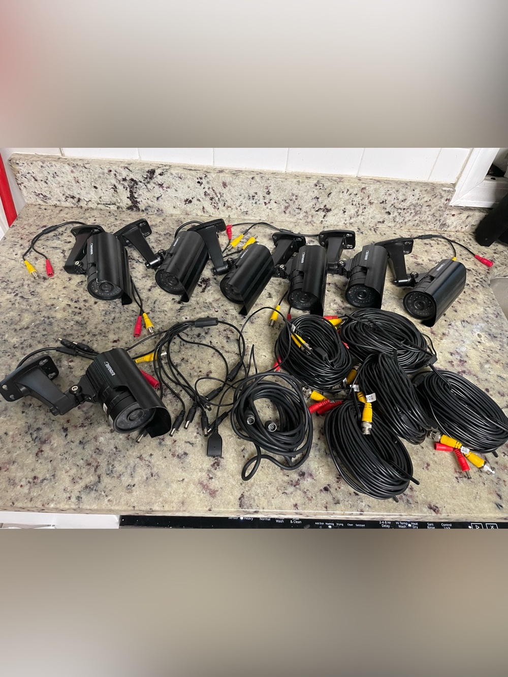 Defender Wired Security Cameras with Cables model #21006 night vision